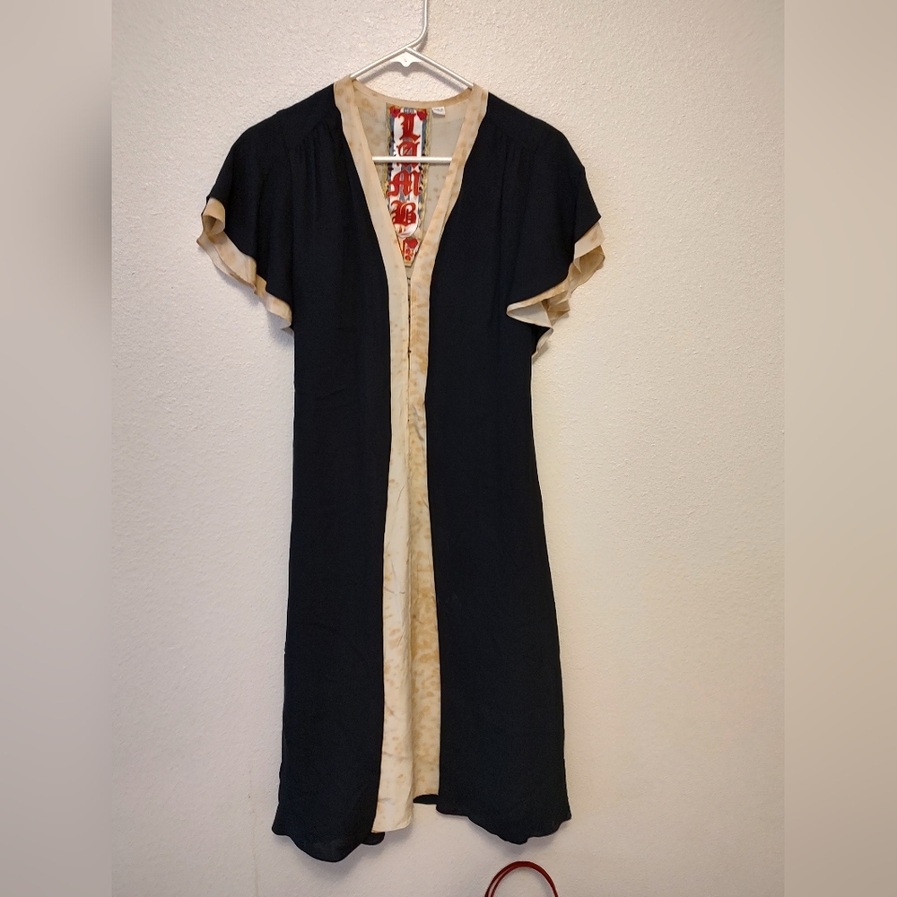 L.A.M.B black flowy dress.